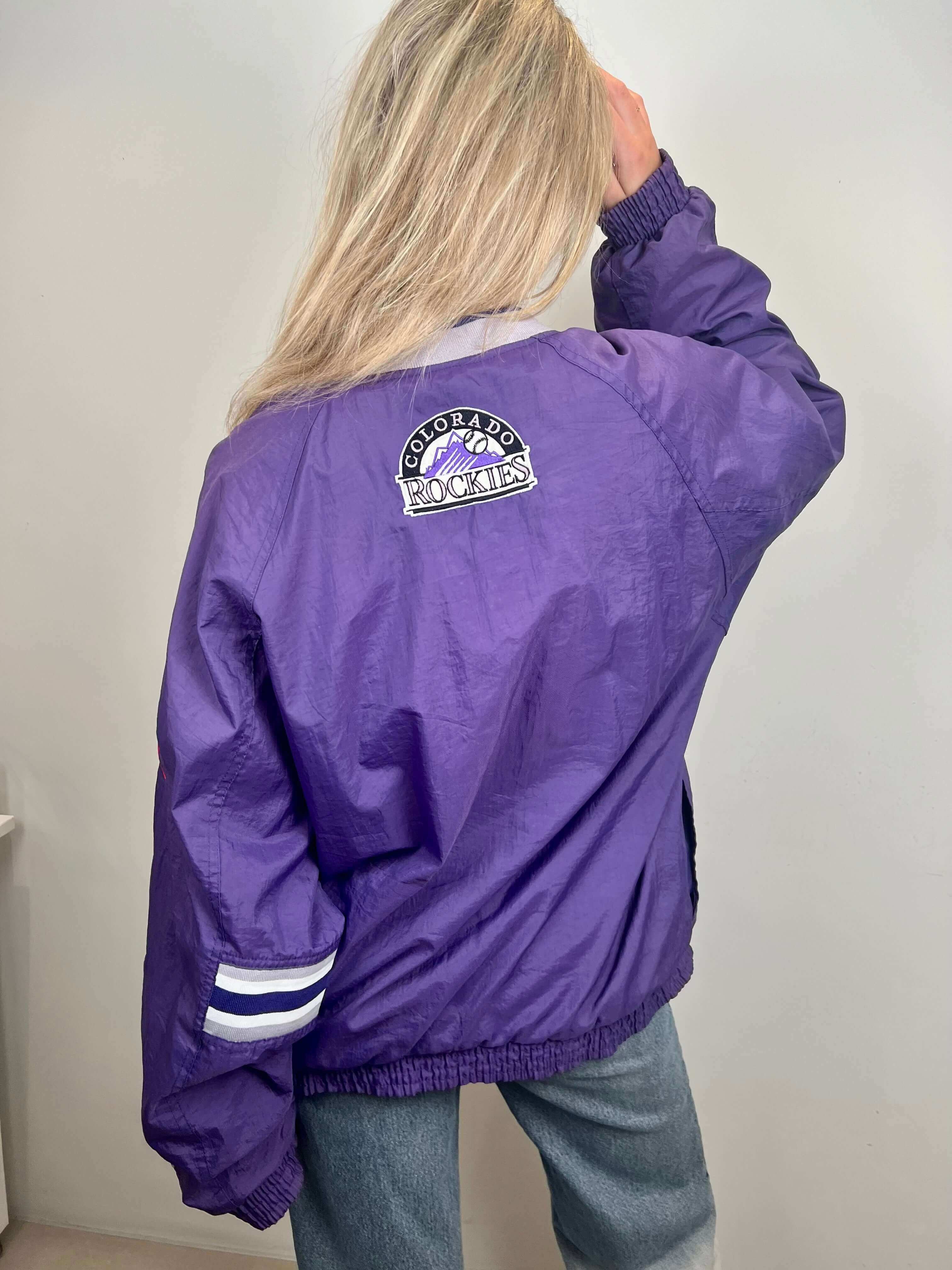 Colorado Rockies Pullover Windbreaker Laura Stappers Vintage