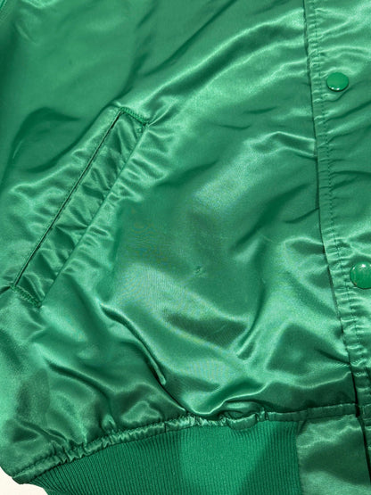 Vintage satin varsity jacket groen | Laura Stappers Vintage