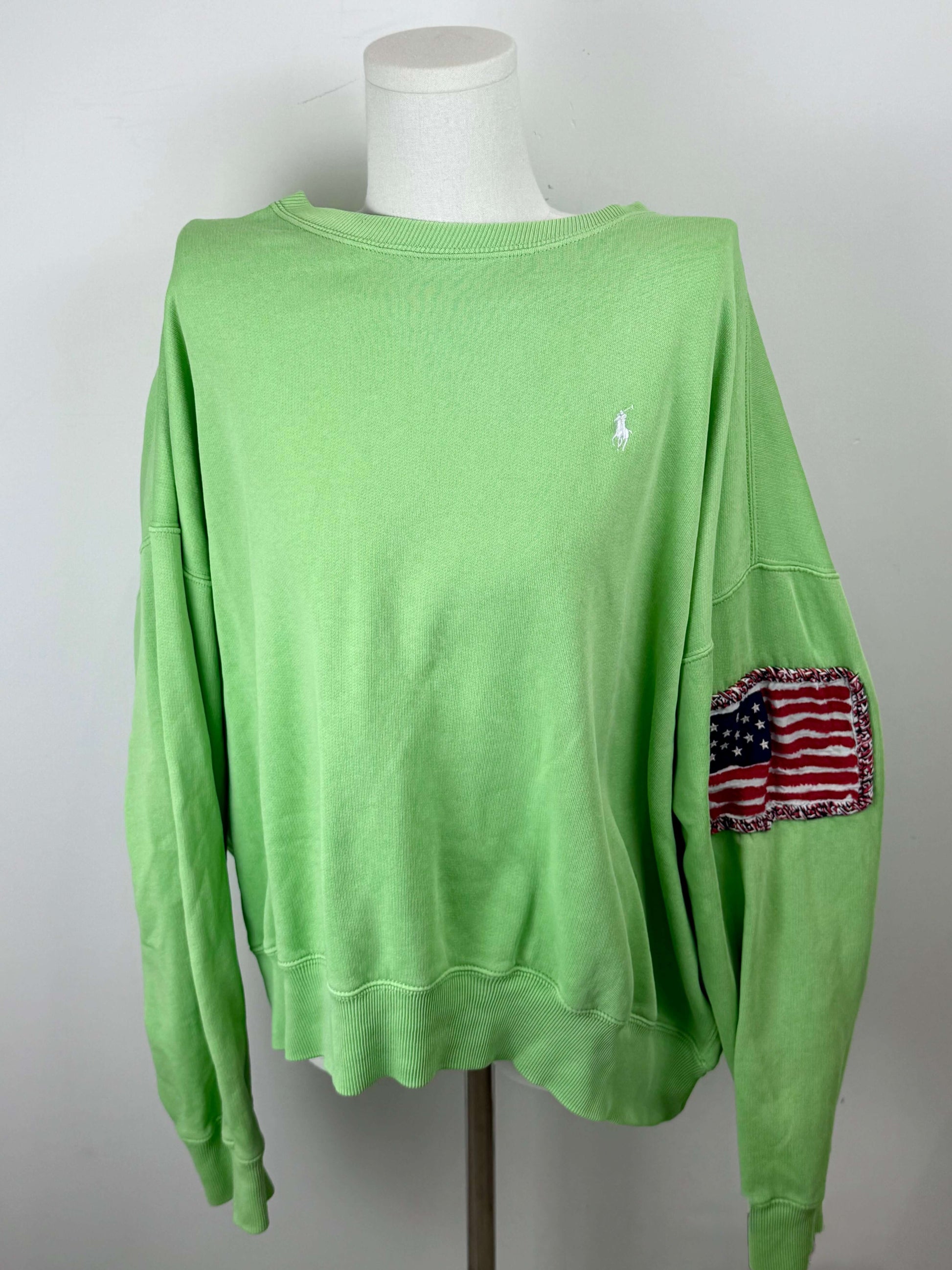 Ralph Lauren USA sweater groen - Laura Stappers Vintage