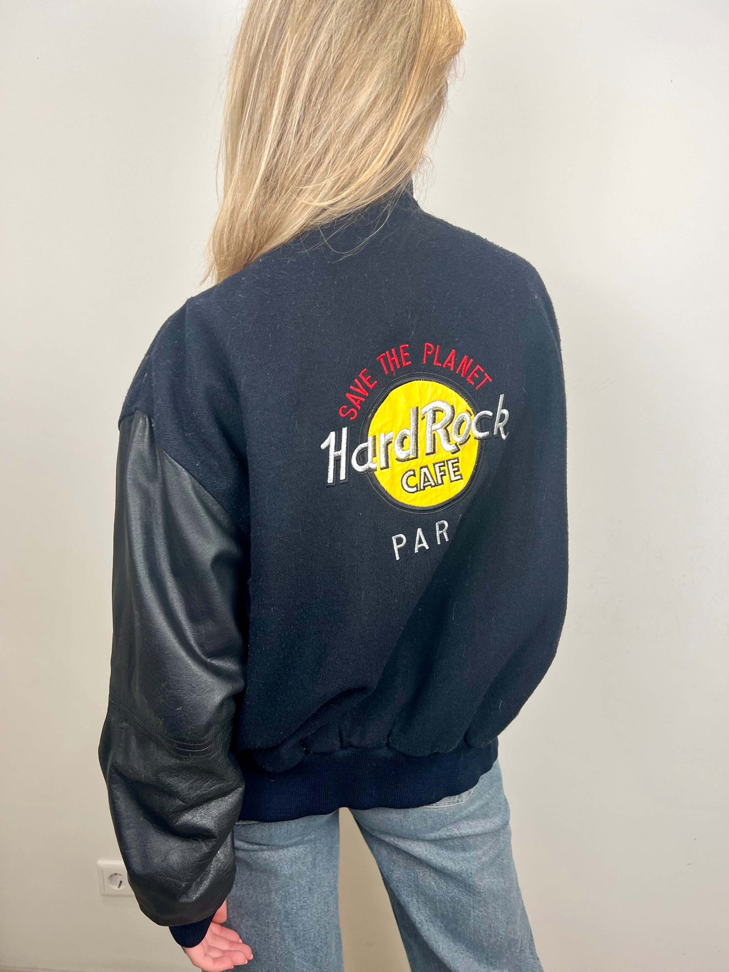 Hard Rock Café Paris baseball jacket | Laura Stappers Vintage