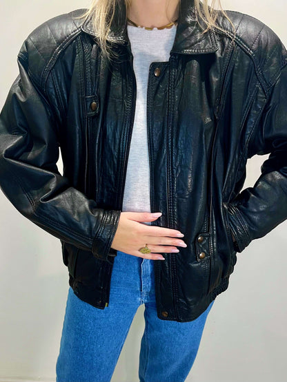 Vintage leather jacket | Laura Stappers Vintage