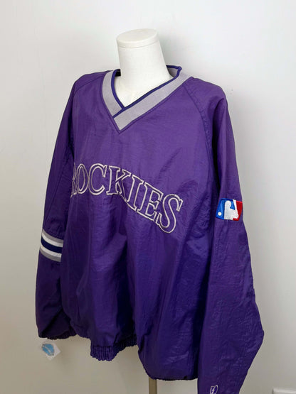 Colorado Rockies Pullover Windbreaker | Laura Stappers Vintage