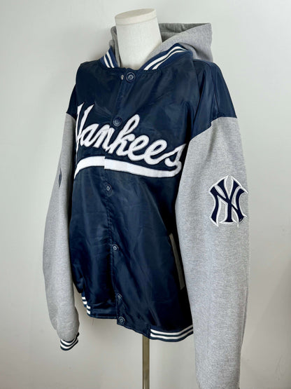 Yankees hooded bomber spell out | Laura Stappers Vintage
