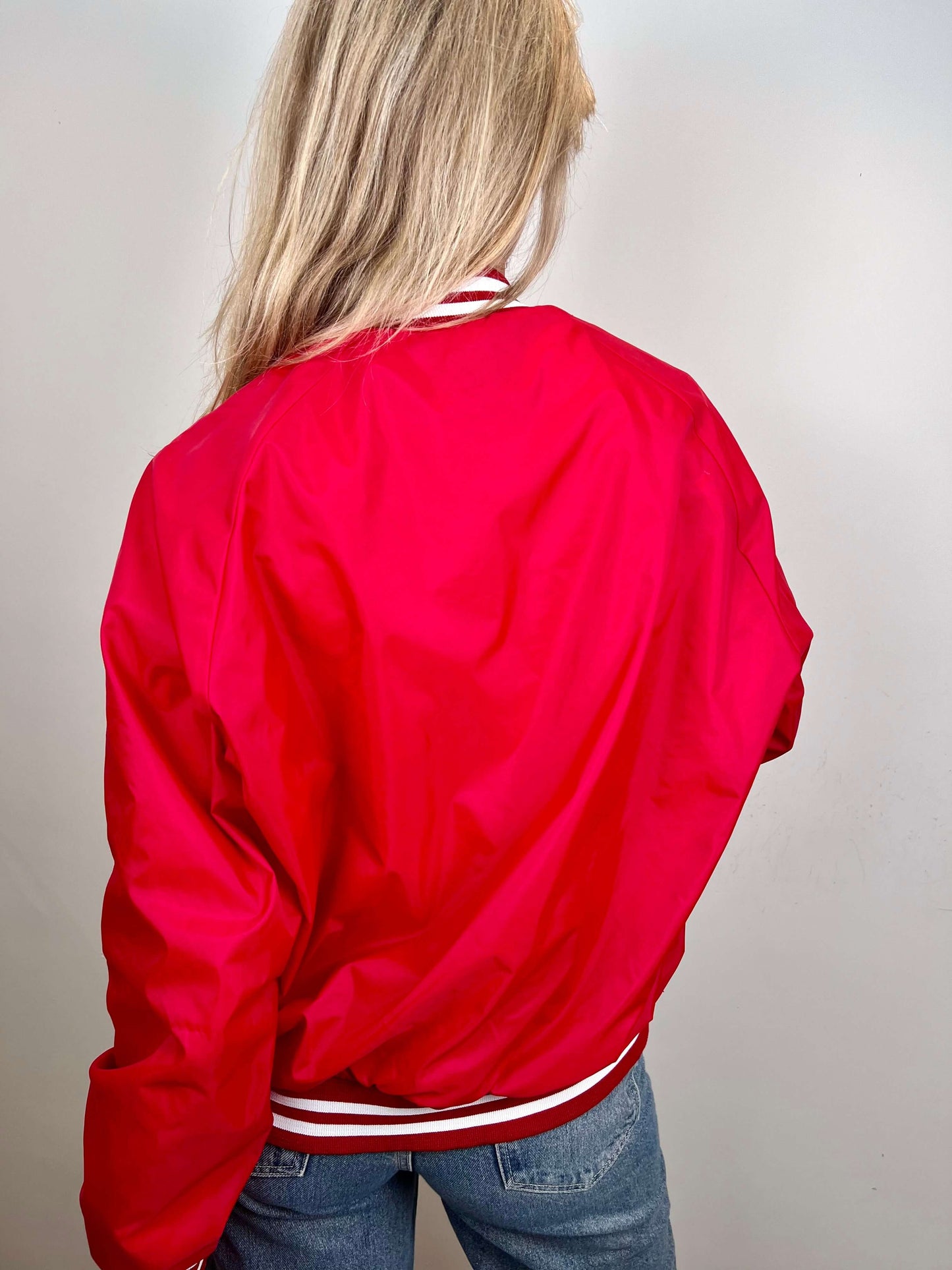 Vintage 76ers satin jacket | Laura Stappers Vintage