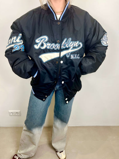 Karl Kani Brooklyn bomber black | Laura Stappers Vintage