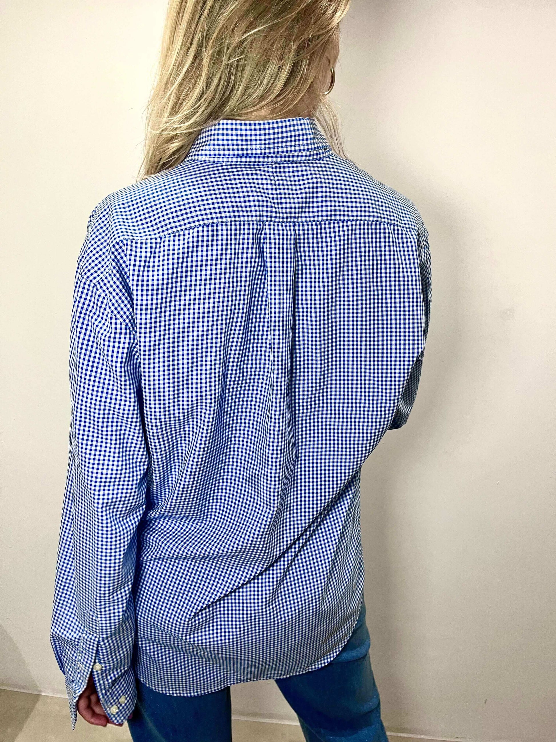 Ralph Lauren checkered blouse | Laura Stappers Vintage