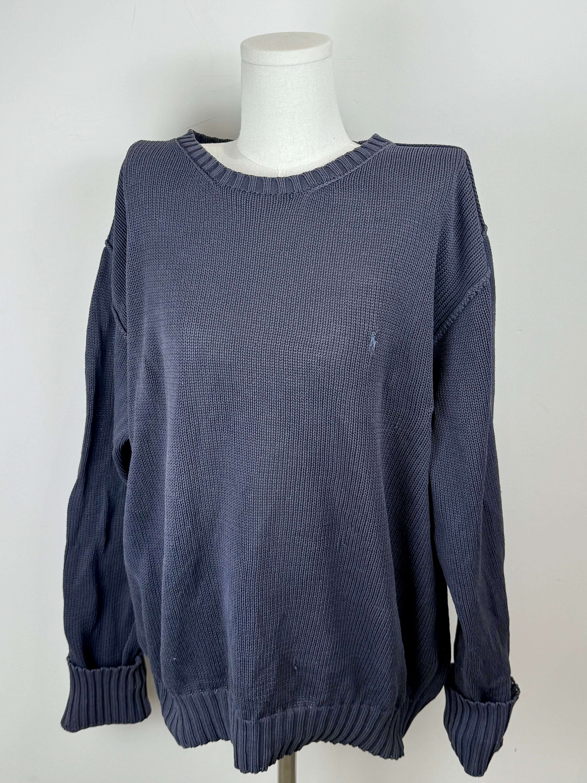 Ralph Lauren trui donkergrijs | Laura Stappers Vintage