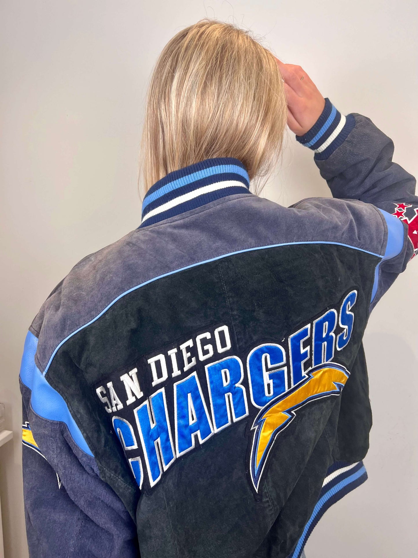 San Diego Chargers suede jacket