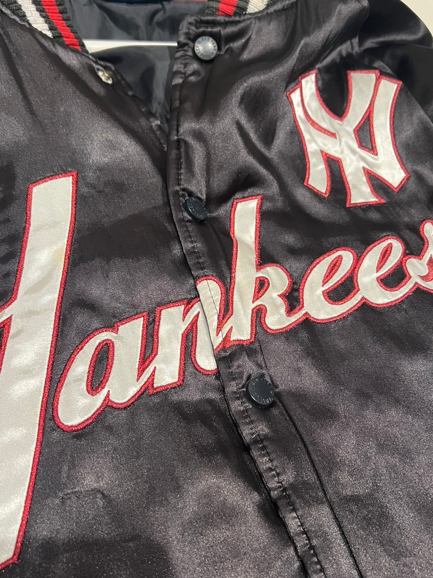 Yankees satin bomber size M