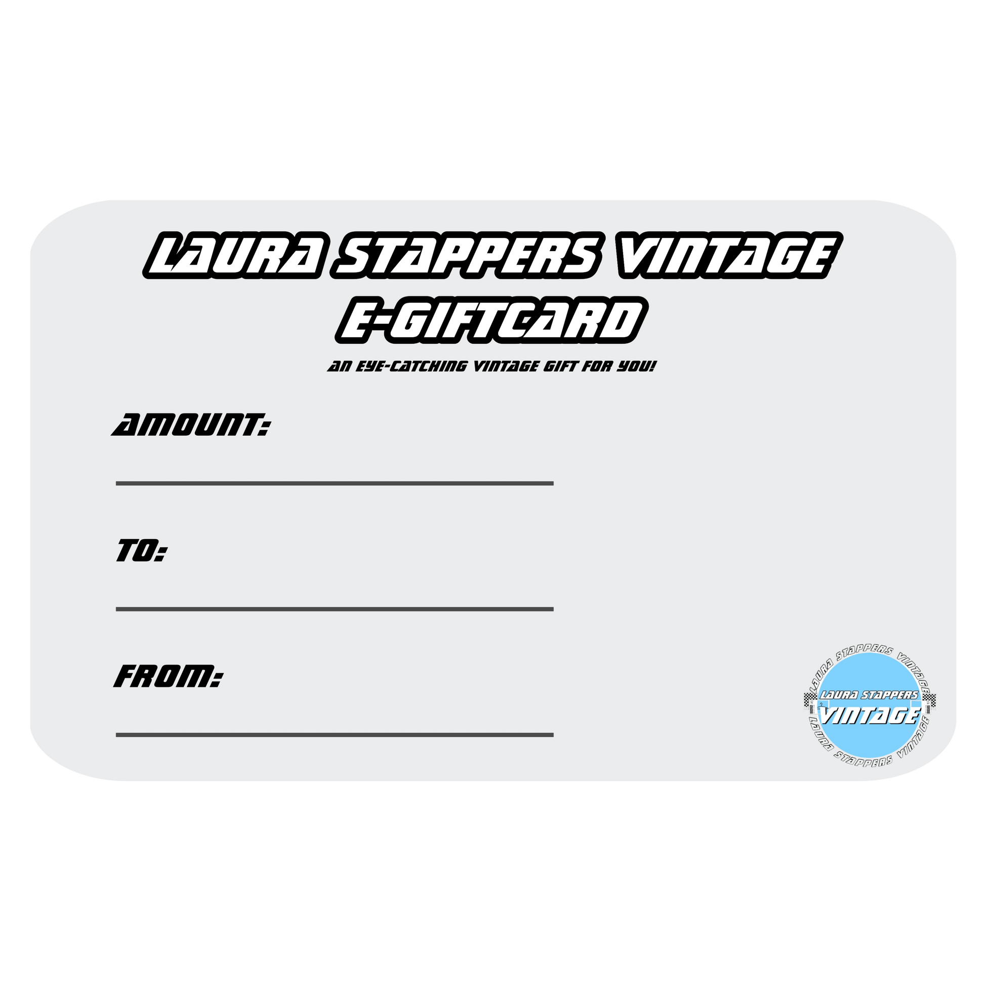 Laura Stappers Vintage giftcard | Laura Stappers Vintage