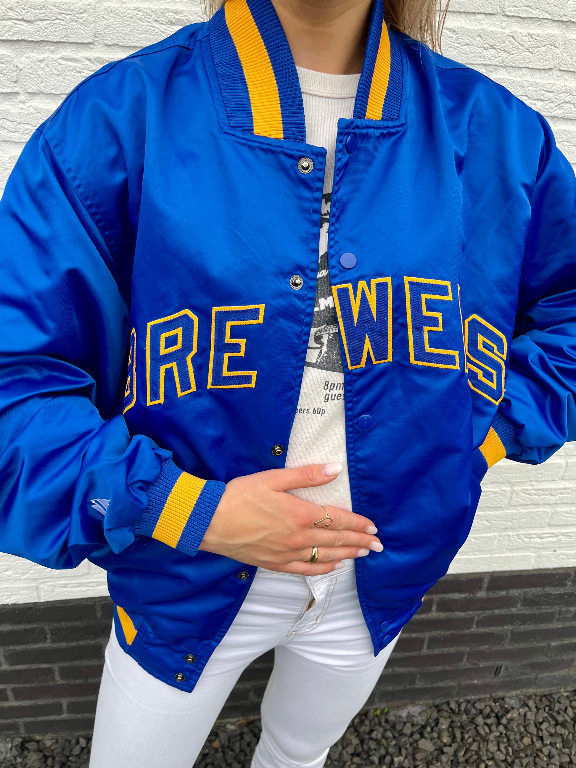 Milwaukee Brewers Starter Blue Jacket