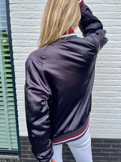 Yankees satin bomber size M | Laura Stappers Vintage