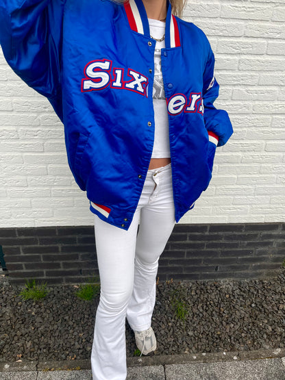 Sixers blue bomber | Laura Stappers Vintage