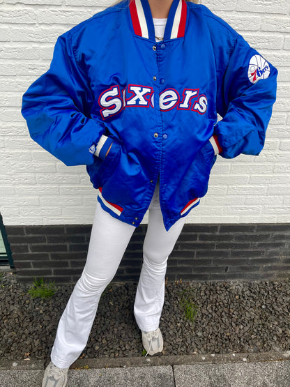 Sixers blue bomber | Laura Stappers Vintage