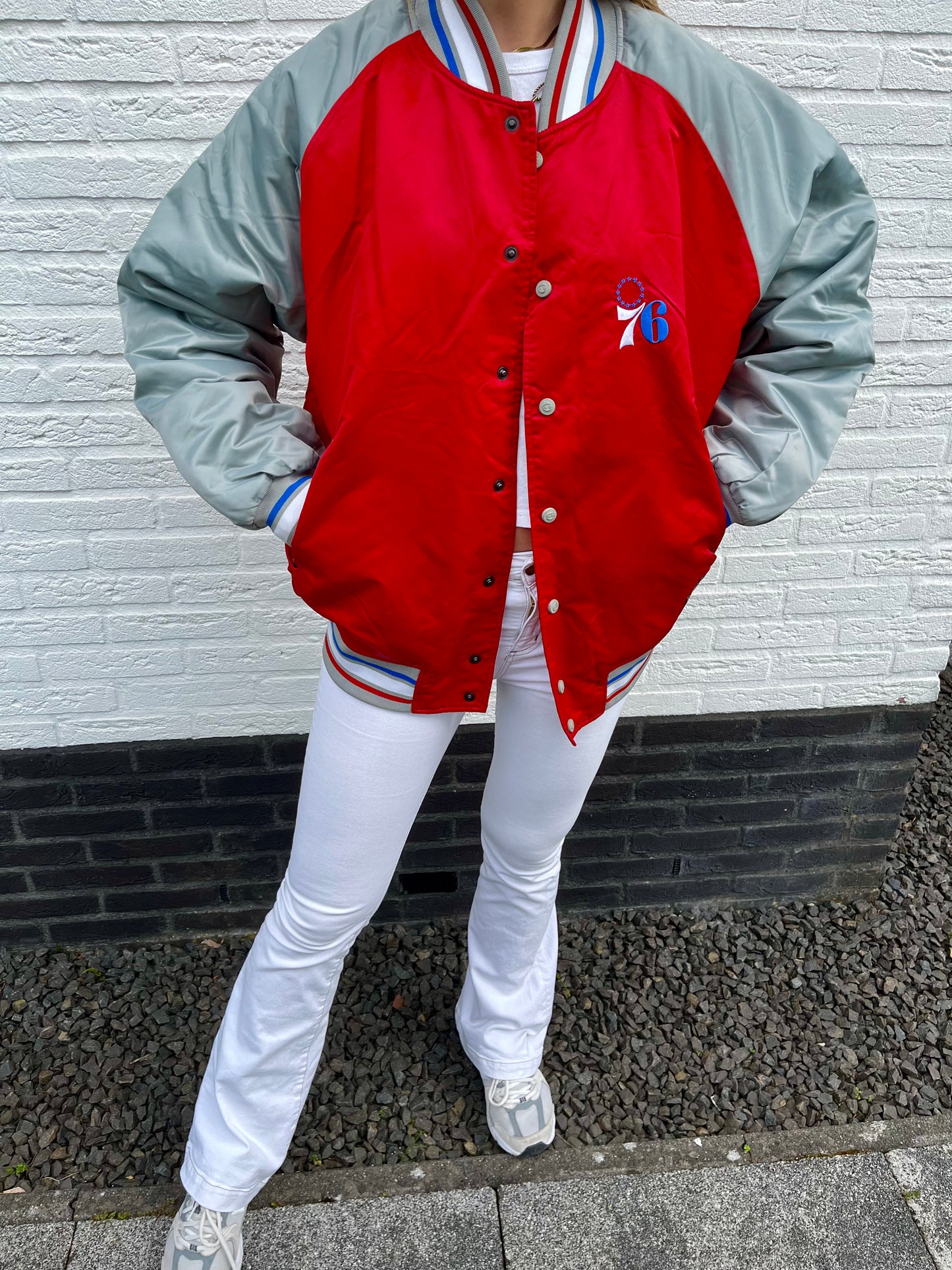 Champion Philly 76ers bomber | Laura Stappers Vintage