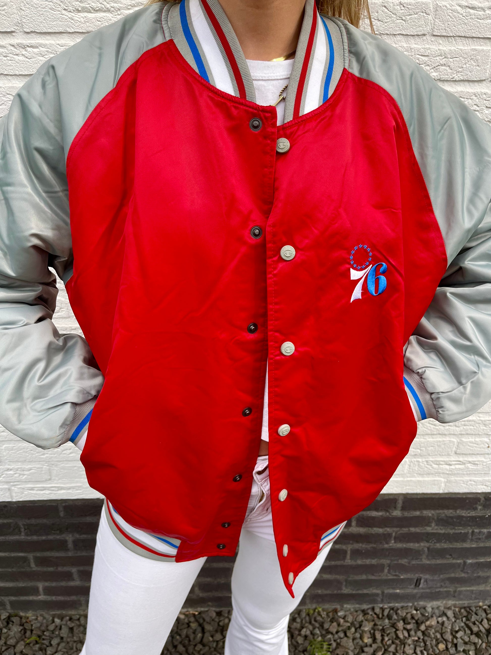 76ers top vintage jacket