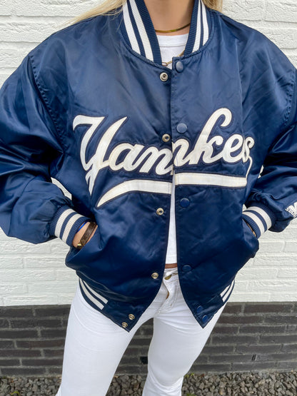 Starter New York Yankees spell-out jacket | Laura Stappers Vintage