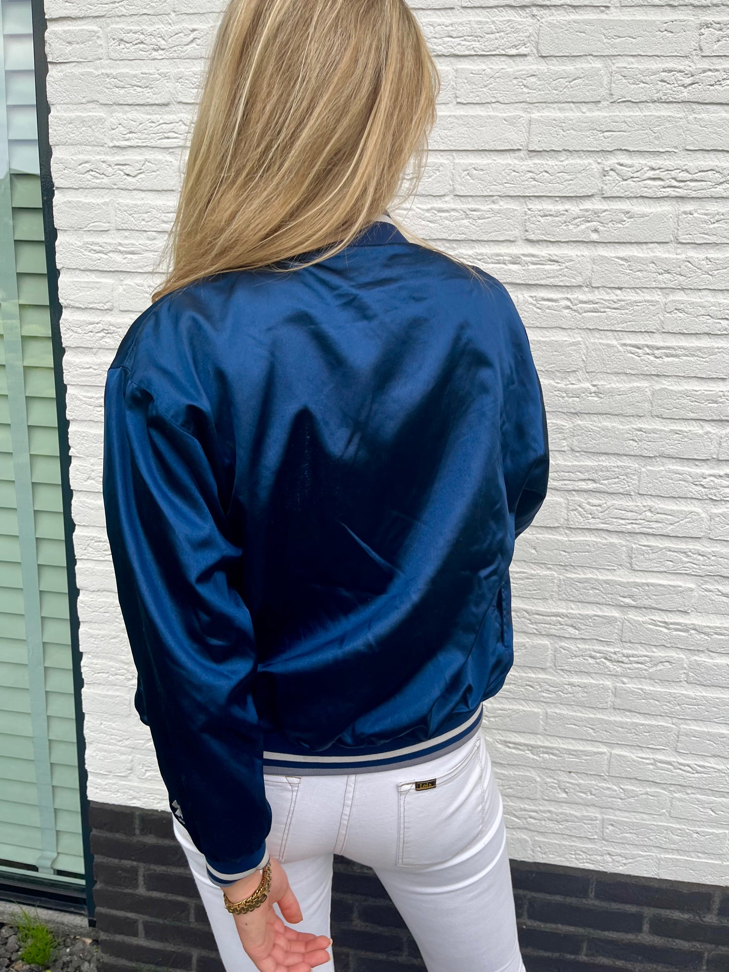 New York Yankees satin bomber | Laura Stappers Vintage