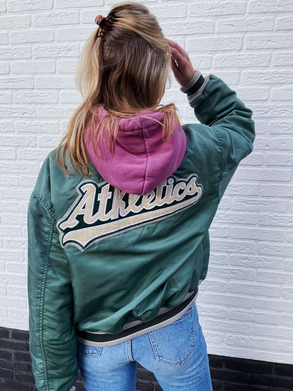 Vintage Oakland Athletics bomber