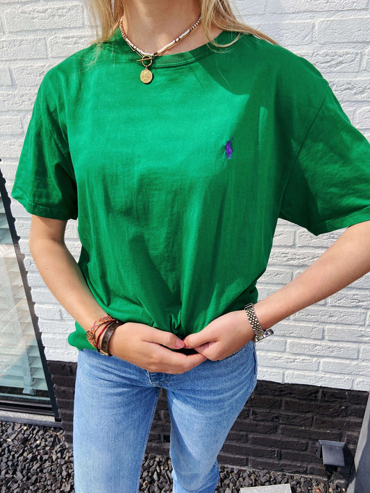 Ralph Lauren t-shirt groen | Laura Stappers Vintage