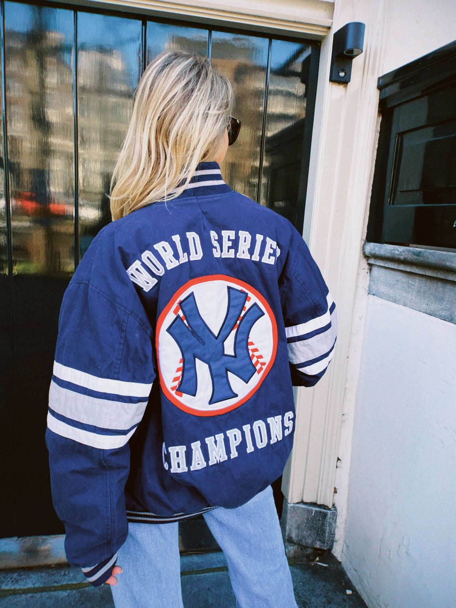 NY Yankees Champions bomber | Laura Stappers Vintage