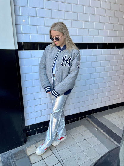 Yankees grey bomber | Laura Stappers Vintage