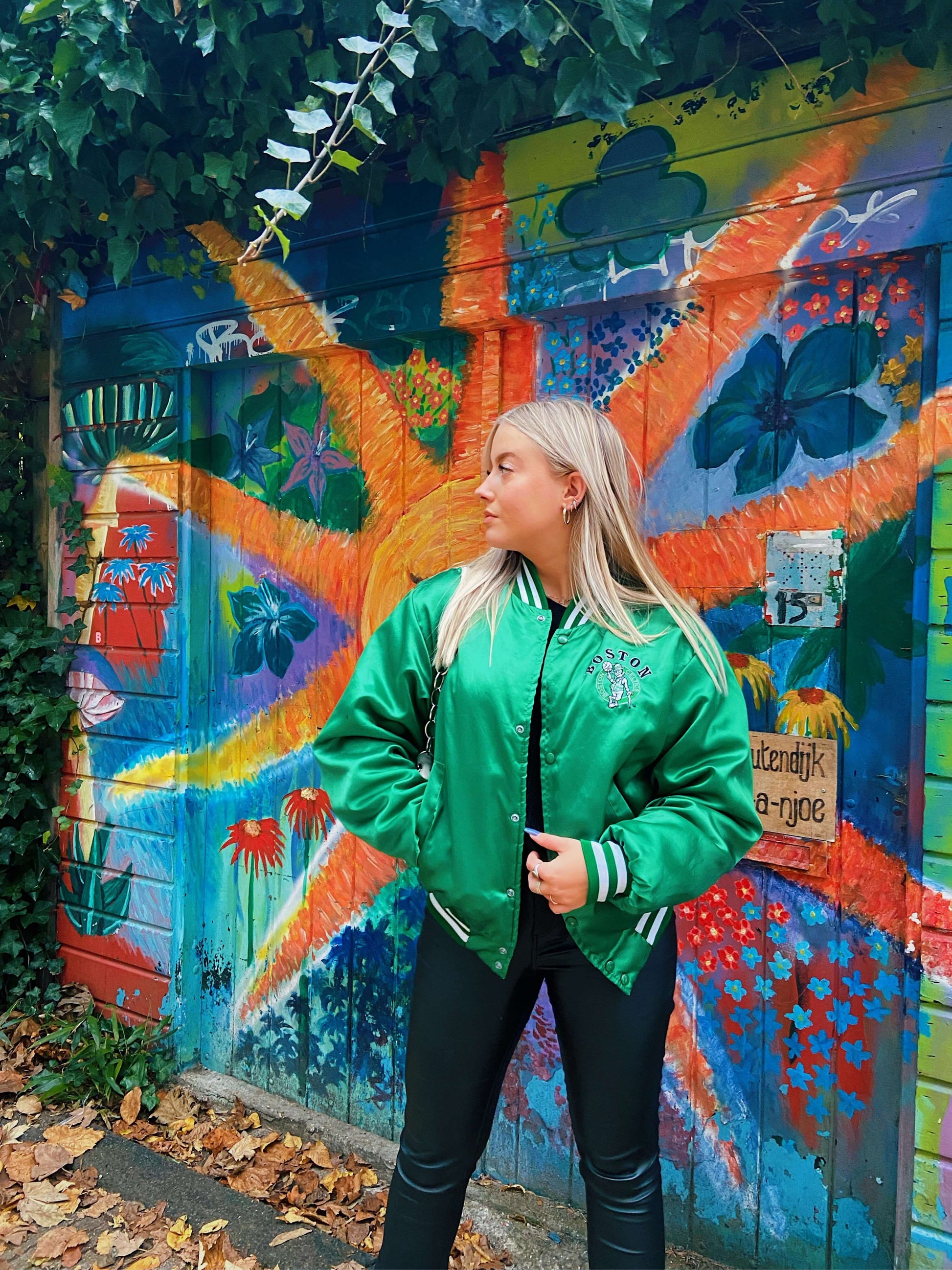 Celtics bomber | Laura Stappers Vintage