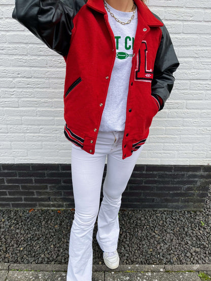 "L" vintage varsity jacket | Laura Stappers Vintage