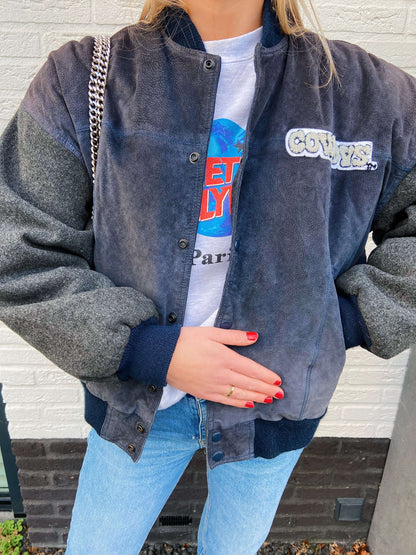 vintage Dallas Cowboys bomber jacket | Laura Stappers Vintage