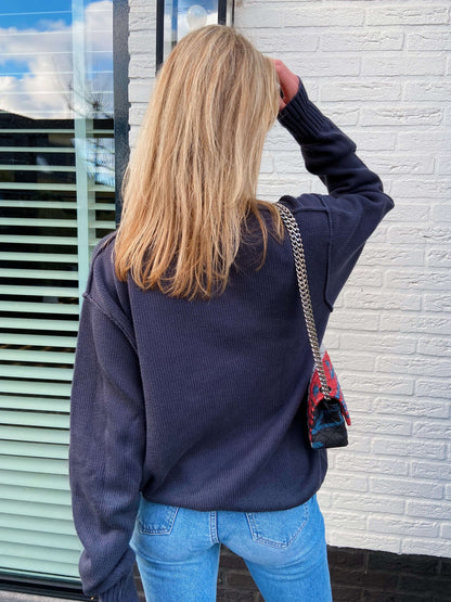 Ralph Lauren trui donkergrijs | Laura Stappers Vintage