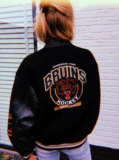 Bruins vintage baseball bomber | Laura Stappers Vintage