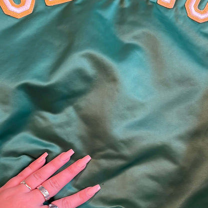 vintage Boston Celtics bomber jacket | Laura Stappers Vintage