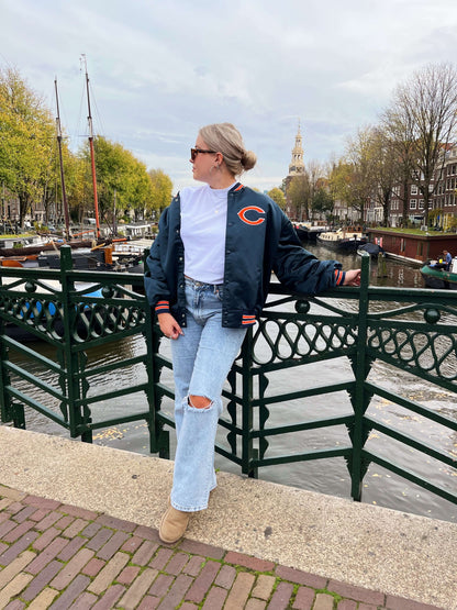 Vintage Chicago Bears bomber jacket | Laura Stappers Vintage