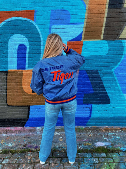 vintage Detroit Tigers bomber jack | Laura Stappers Vintage