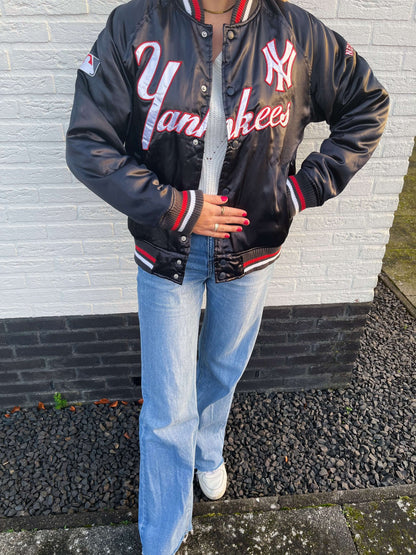 Yankees satin bomber size S | Laura Stappers Vintage