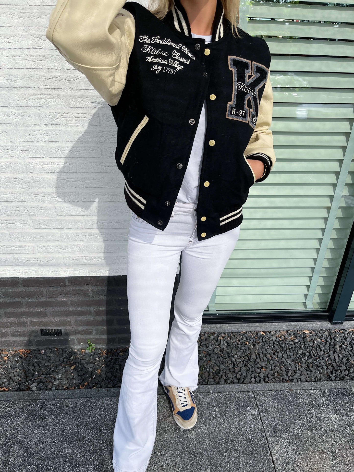 Vintage varsity baseball bomber jacket | Laura Stappers Vintage