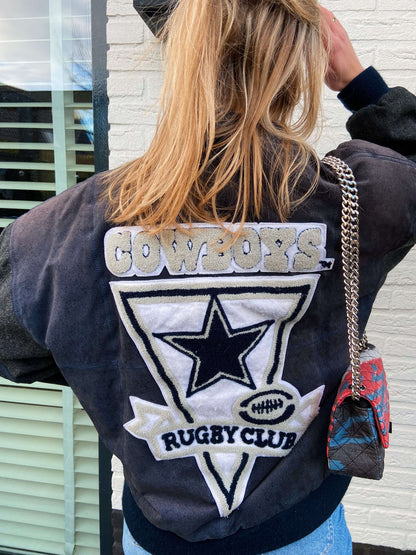 vintage Dallas Cowboys bomber jacket | Laura Stappers Vintage