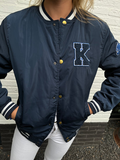 Keaton bomber jacket donkerblauw | Laura Stappers Vintage