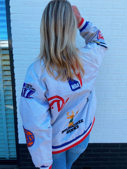 Champion patches American Sports bomber | Laura Stappers Vintage