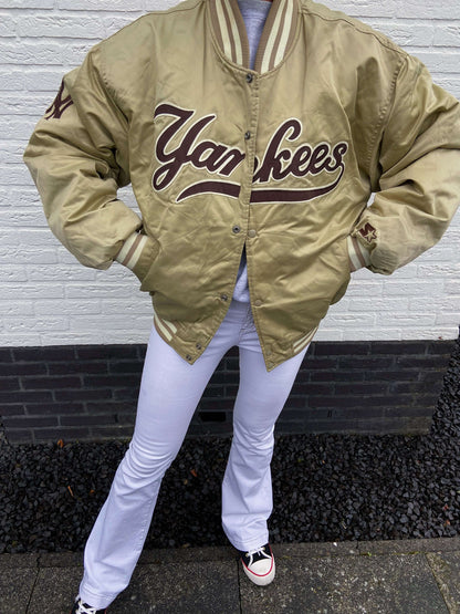 New York Yankees spell out bomber beige | Laura Stappers Vintage