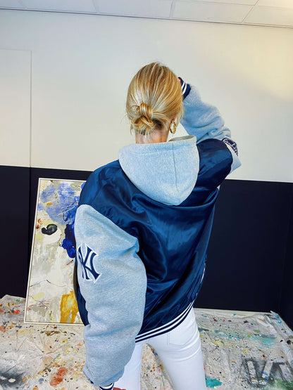 Yankees hooded bomber spell out | Laura Stappers Vintage