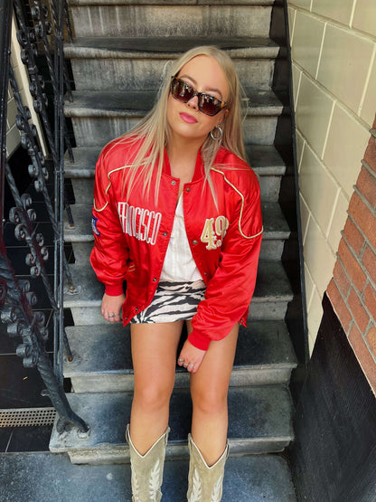 Vintage San Francisco 49ers bomber | Laura Stappers Vintage