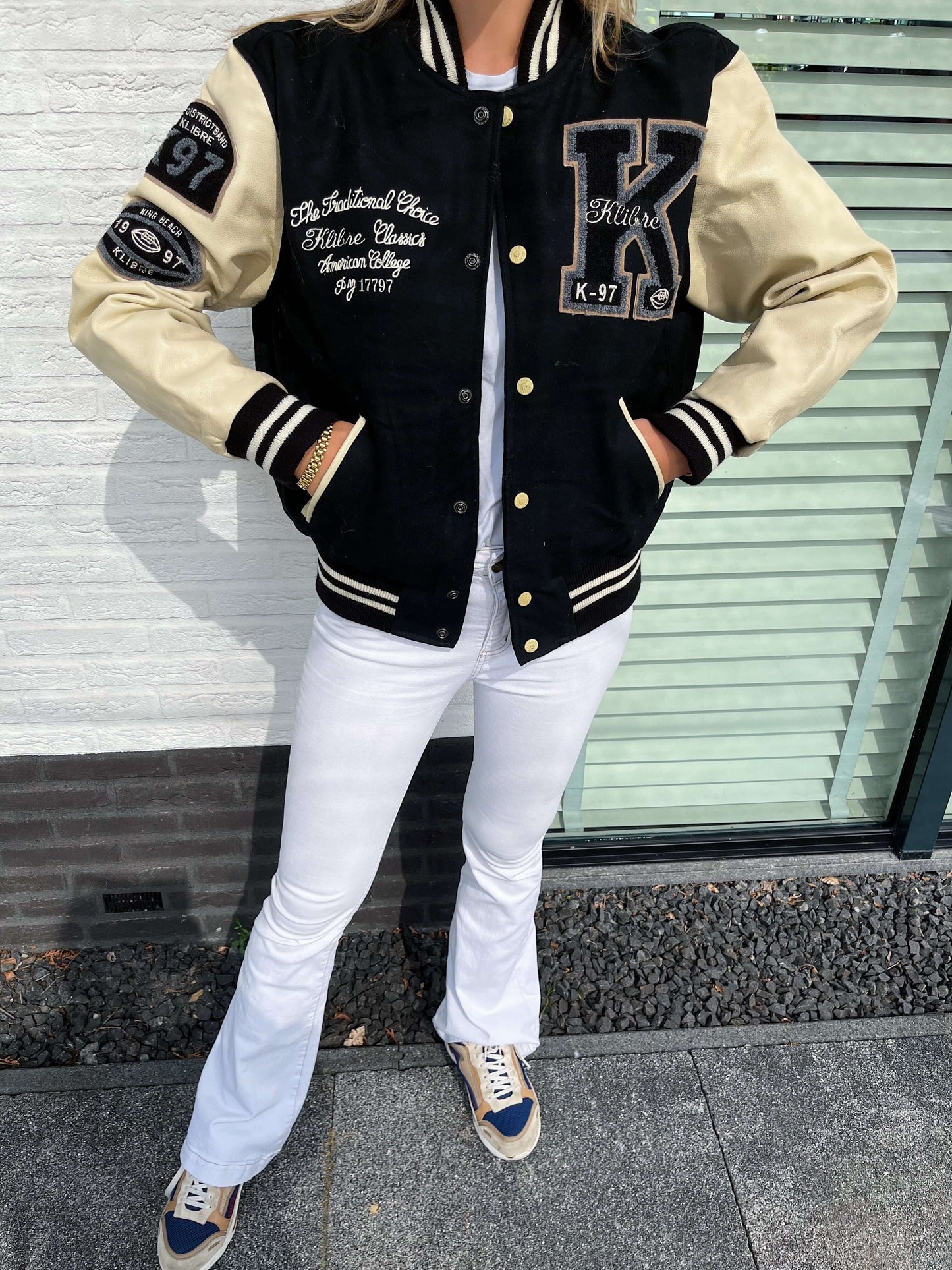 Vintage varsity baseball bomber jacket | Laura Stappers Vintage