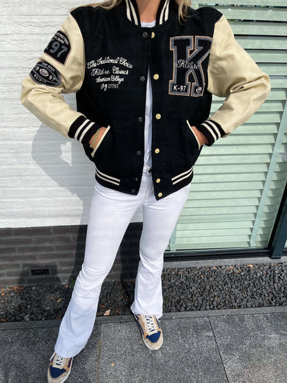 Vintage varsity baseball bomber jacket | Laura Stappers Vintage