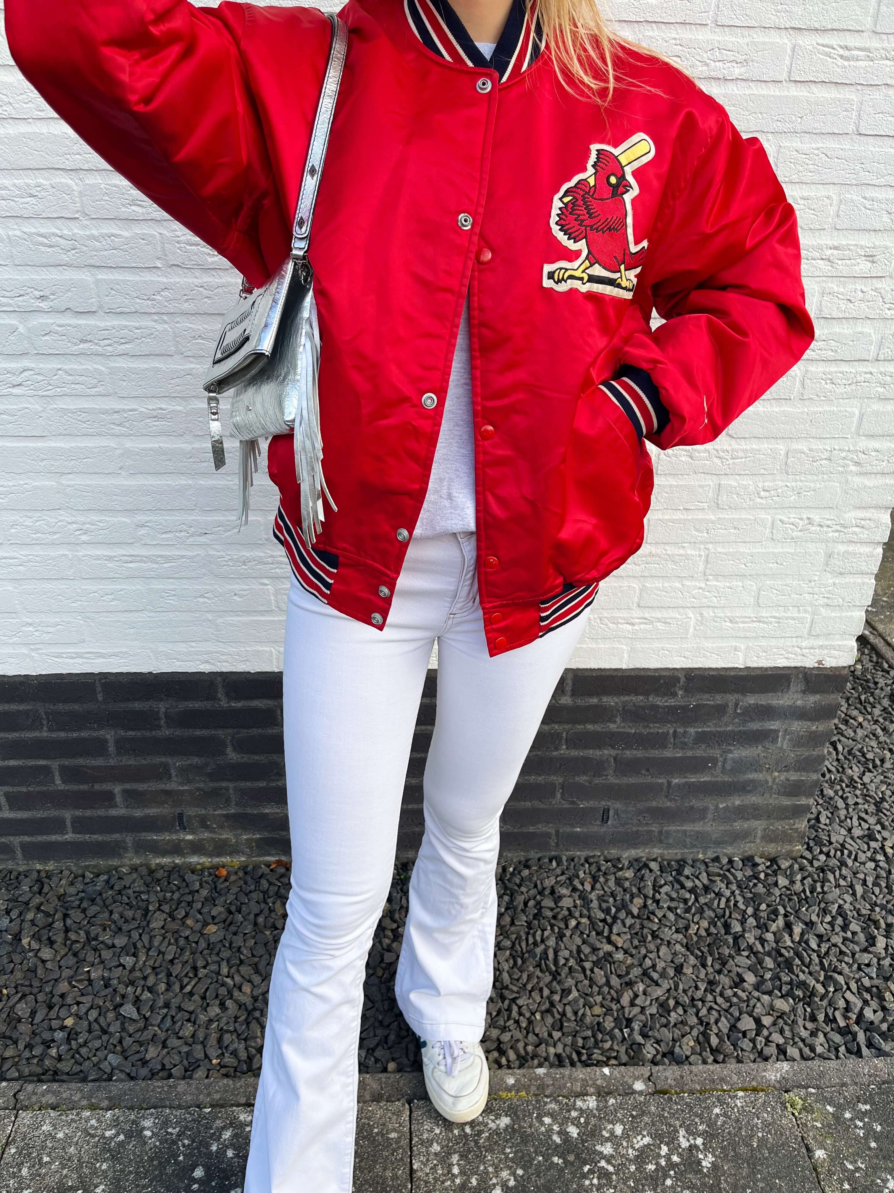 HOMAGE X Starter Cardinals Satin Jacket