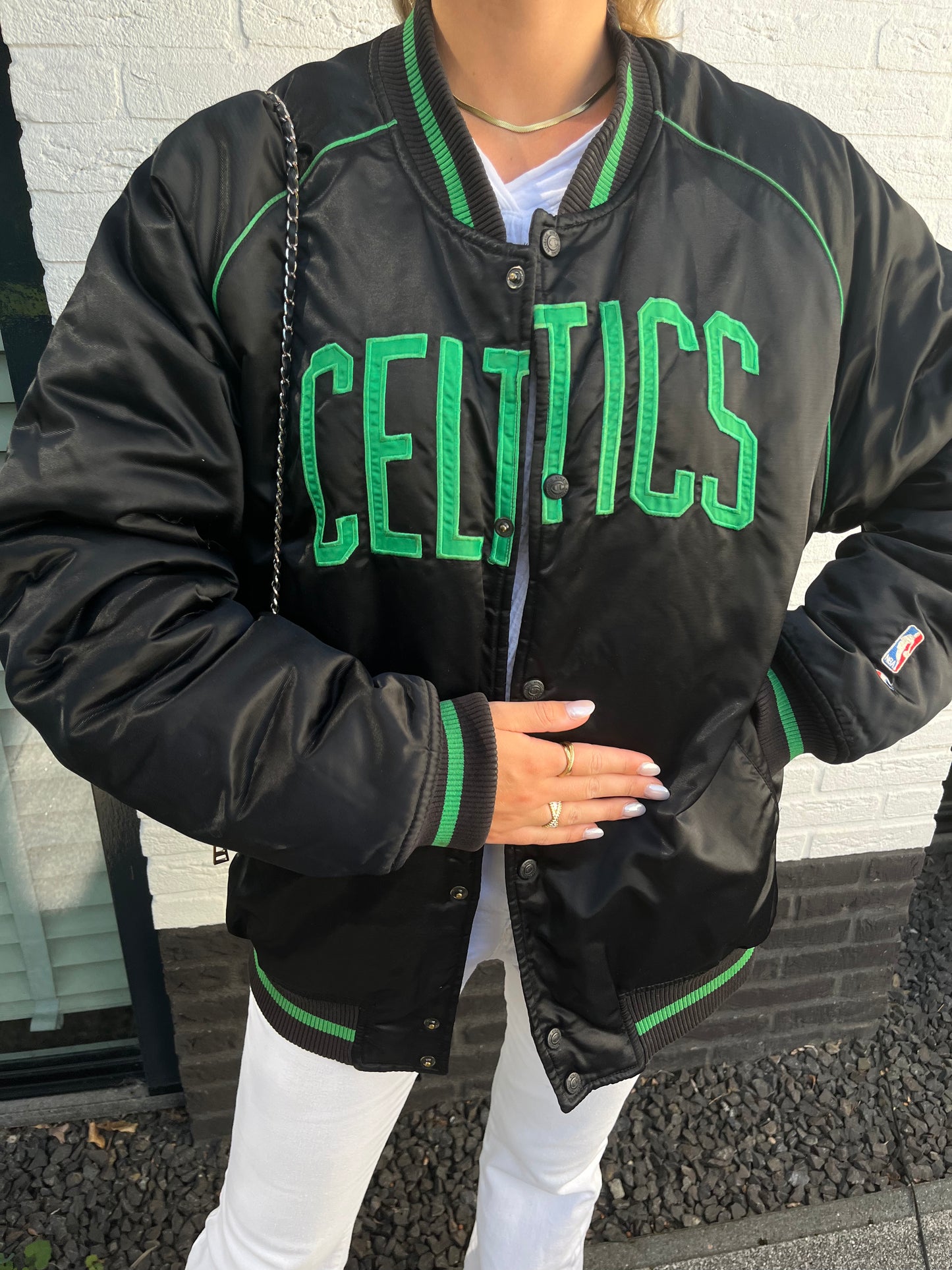 Champion Celtics bomber | Laura Stappers Vintage