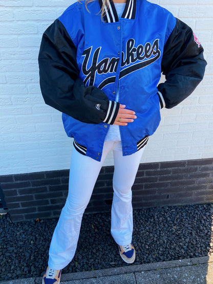 New York Yankees spell out indigo | Laura Stappers Vintage