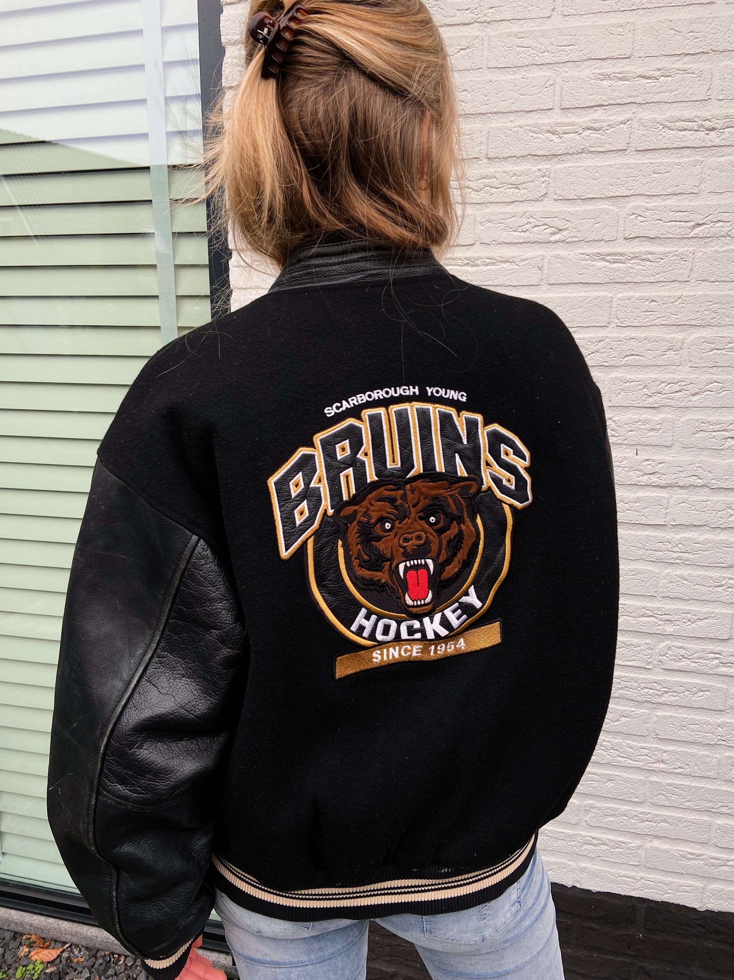 Bruins vintage baseball bomber | Laura Stappers Vintage