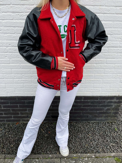 "L" vintage varsity jacket | Laura Stappers Vintage