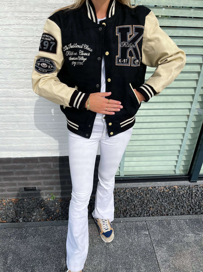 Vintage varsity baseball bomber jacket | Laura Stappers Vintage